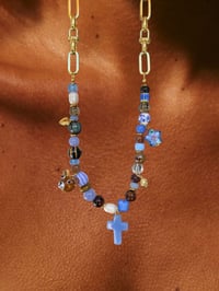 Image 1 of Collier Signature | Blue Chocolate