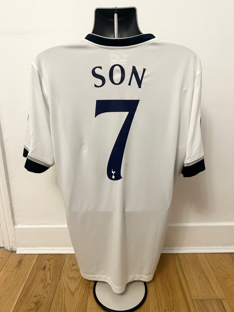 Image of Tottenham Hotspur “SON 7” 2015/16 Home Shirt + Europa patches (XL)