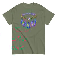 Image 8 of Spirit Of The Wild Western Antlers Feathers Boho Tee