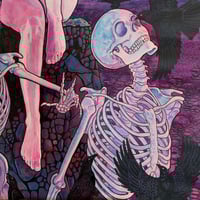Image 4 of Nefarious Winds Original Watercolor Painting 