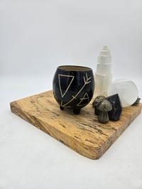 Image 4 of Black magic and Runes Footed Pot