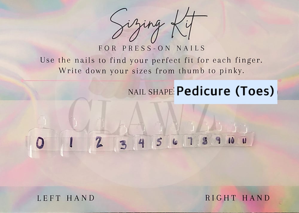 Image of Pedicure Sizing Kit (Toes)