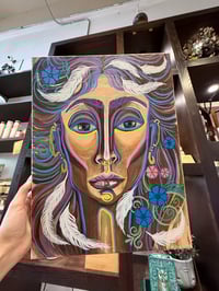 Image 6 of “Desert Woman” Original Acrylic Painting 