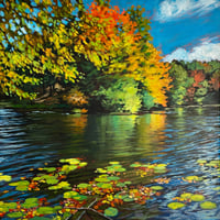 Image 1 of Autumn Reflections - ORIGINAL PAINTING