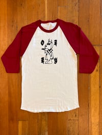 Image 1 of Ozzy Baseball Shirt (Red) Sz S-2XL 