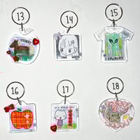 Image 4 of doodle keychains