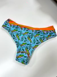 Image 1 of READY TO SHIP XL Trout Mid rise scrunchybutt undies