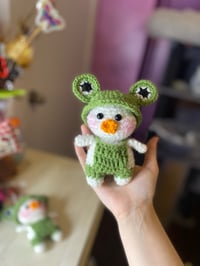 Image 3 of Duck with Frog Hat