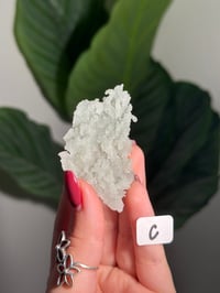 Image 3 of DOUBLE SIDED SUGAR COATED MINT GREEN APOPHYLITE CRUST -INDIA-