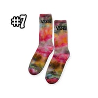 Image 8 of Adult M/L Tie Dye VANS Socks