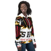 White BossFitted Unisex Bomber Jacket
