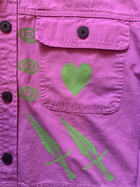Image 9 of "Make Haste" - Magenta Printed Jacket