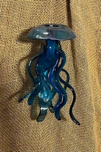 Image 1 of Iridescent Blue Jellyfish