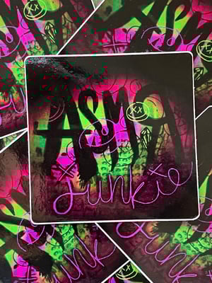 ASMR junkie sticker