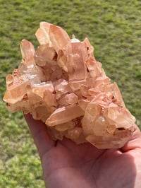 Image 1 of Pink Madagascar Quartz Cluster | Madagascar #3019