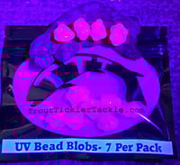 Image 2 of Bead Blobs- Schwab's Cerise (3 size options)