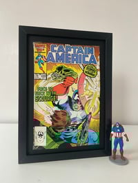 Image 7 of Captain America, framed complete vintage Marvel comic, No 320 August 1986