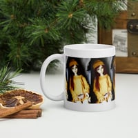Image 3 of drinking hot chocolate White glossy mug