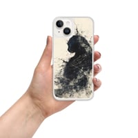 Image 15 of Black Cat On Ivory Clear Case for iPhone®