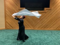 Image 4 of Bridegroom worship flags - Holy(silver) Adult