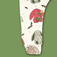 Image 1 of Festive Bunnies Leggings
