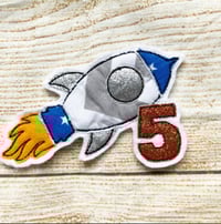 SAMPLE SALE - Rocket Badge Age 5