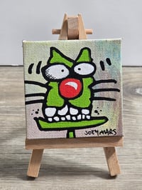 Image 4 of Spe 8 2.5x2.5 Inch Original Painting by Joey Mars