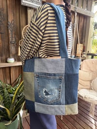 Image 3 of Golden Patchwork Tote