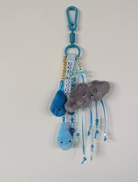 Image 2 of Sad bitch/Bad bitch - Rain cloud bag charm 