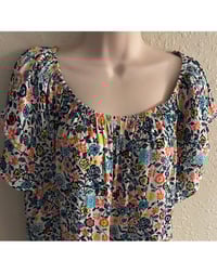 Image 5 of New 2X Terra & Sky Floral top #788*6