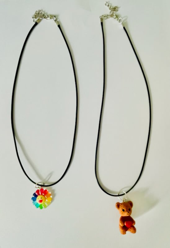  Leather Pendant Necklace