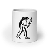 Image 1 of Eugene Teal FROGS Coffee Mug