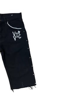 Image 2 of V.V.S. Black Denim “Jorts”