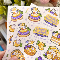 Image 2 of Lemon Bluberry Sticker Sheet