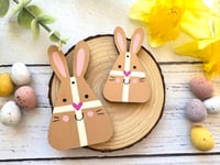 Image 1 of Hot Cross Bunny Tree Decoration Set