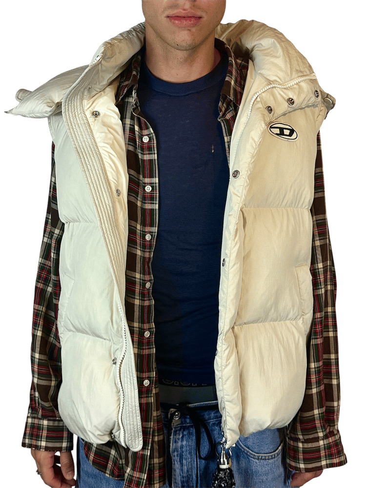 Image of Diesel 'Rolfy's' Adjustable Puffer Vest 