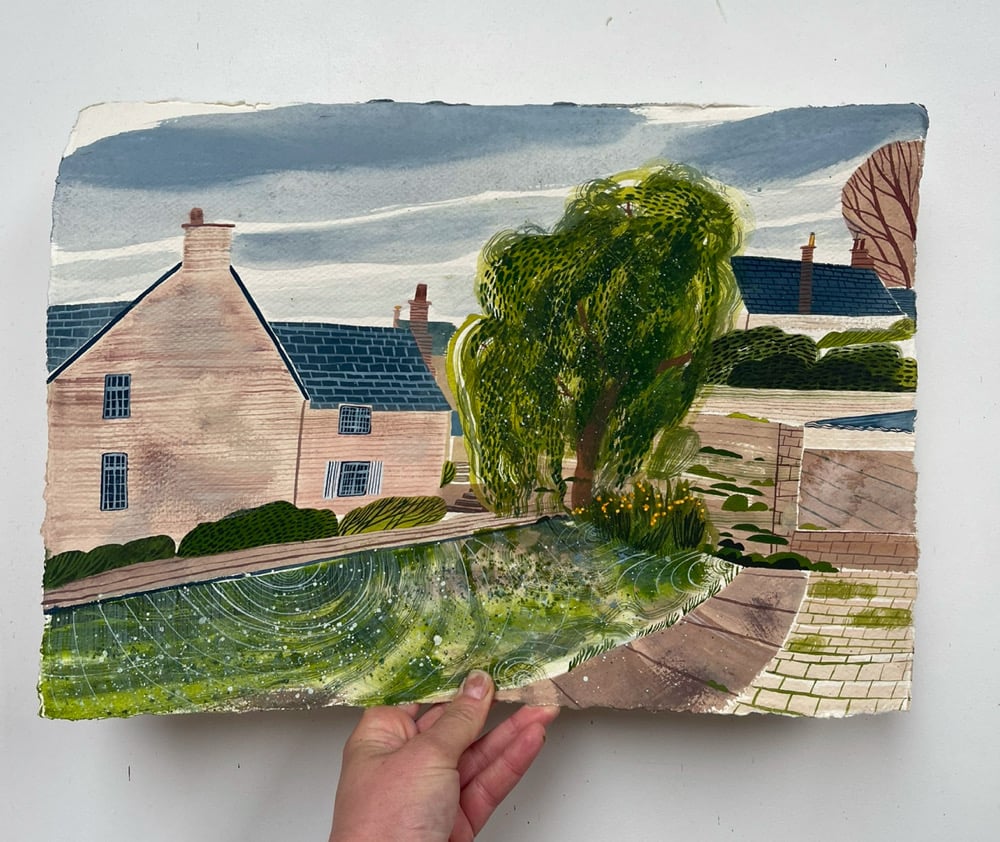 ‘The Mill Pond, Swanage’ Giclée print