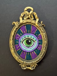 Image 1 of Mystic Eye (purple/teal)