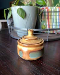 Goldenrod Salt Cellar Jar