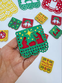 Image 1 of Papel  Picado Navideño