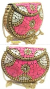 Antique Hand Crafted Indian Vintage Clutch Purse