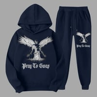 Pray To Gwap Angel Blue Jogger Set