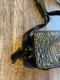 Image 3 of mini black skin crossbody 