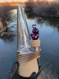Image 1 of 💜 Pre-Order Royal Jelly Yoshi 3DXL Joystick 