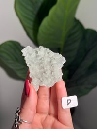 Image 4 of DOUBLE SIDED SUGAR COATED MINT GREEN APOPHYLITE CRUST -INDIA-