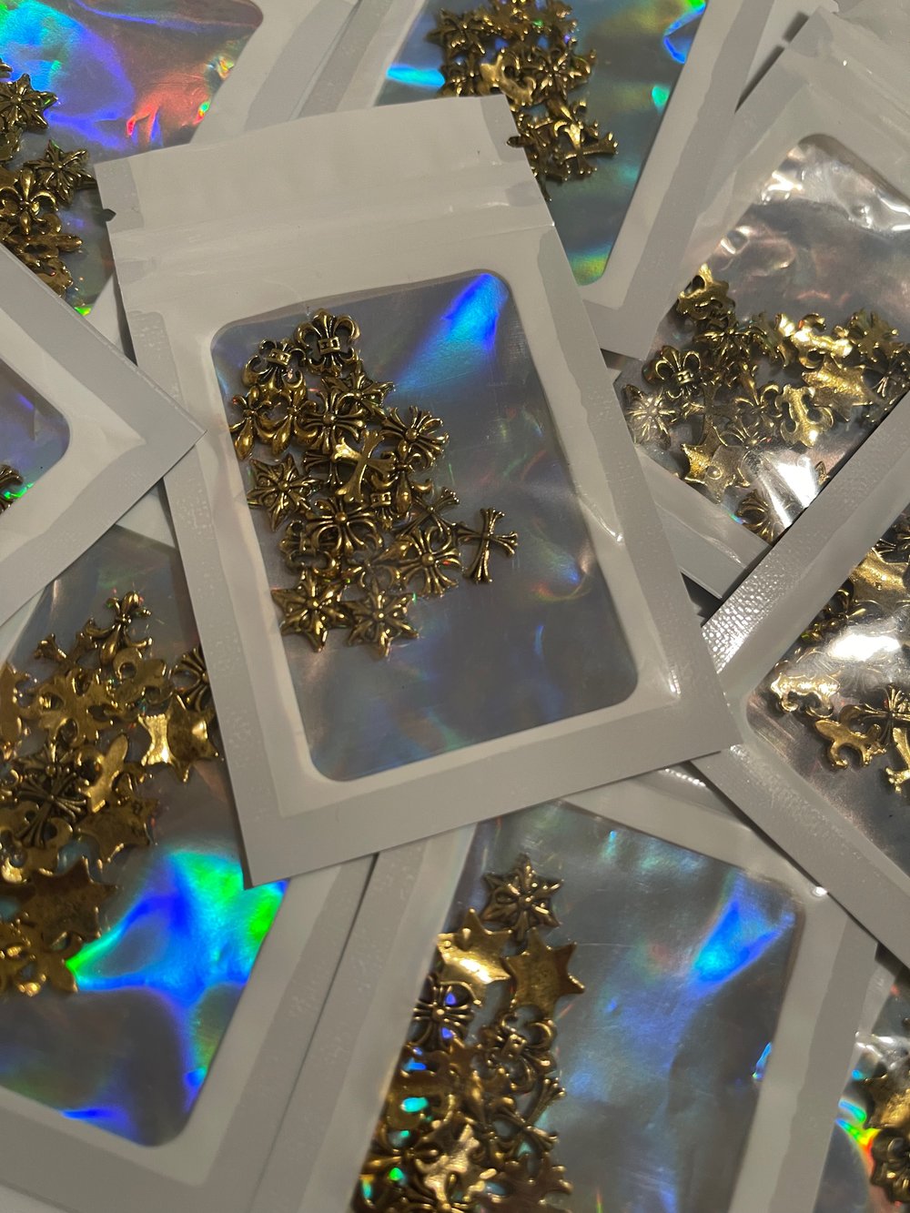 Image of GOLD CHROME CHARMS 