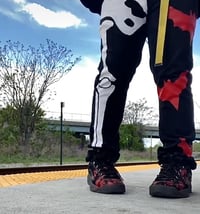 Skeleton X Bat Jeans 