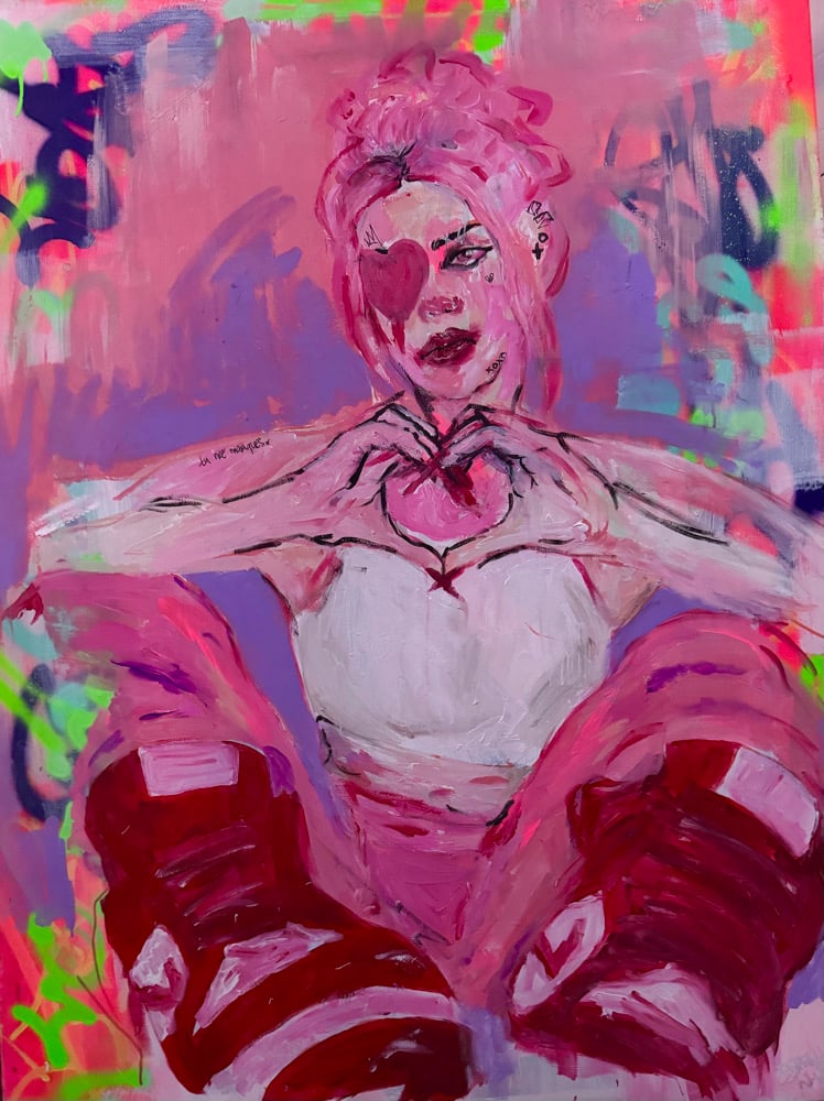 Image of Candy Hearts Print