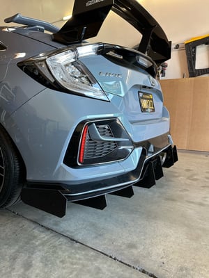 Image of 2016-2021 Honda Civic Sport “V3” rear diffuser