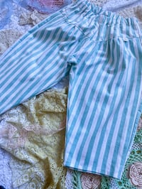 Image 2 of RTS | Porter Pants | 3-4Y Mint Stripe